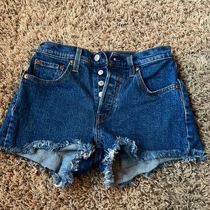 Levi’s Women Original 501 High Waisted Shorts